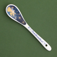 Ложка новогодняя &laquo;Новый год: Время чудес и волшебства&raquo;,   керамика, 2,5 х 12,6 см