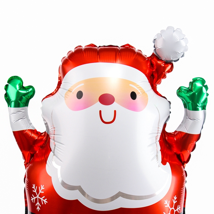 Новый год! Шар фольгированный 30" &laquo;Дед Мороз&raquo;, на подствке