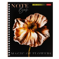 Тетрадь 96 листов в клетку на гребне "Магия цветов", обложка мелованный картон, перфорация на отрыв, блок 65 г/м2, МИКС Тетрадь 96 листов в клетку на гребне "Магия цветов", обложка мелованный картон, перфорация на отрыв, блок 65 г/м2, МИКС