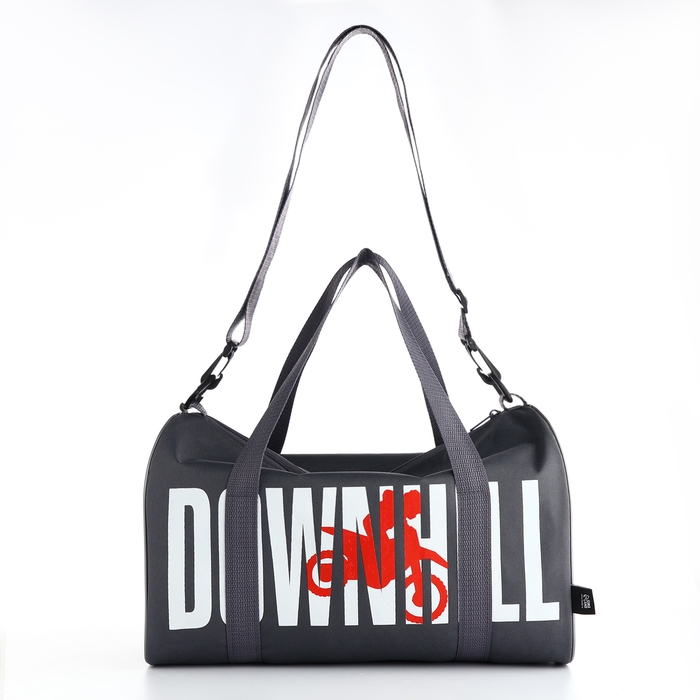 Сумка спортивная мужская, TEXTURA, маленький размер, цвет серый Сумка спортивная мужская, TEXTURA, маленький размер, цвет серый