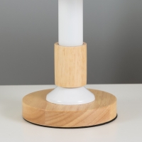 Настольная лампа "Мирабель" E27 40Вт белый 16х16х36,5 см RISALUX