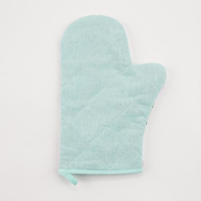 Варежка-прихватка Варежка-прихватка "Love your live" 20х28см,35% хлопок,65% п/э,ватин 250г/м2