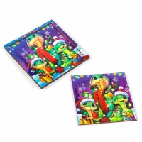 Пазлы для детей деревянные &laquo;Новый год! Новогодняя змея&raquo;, 16 элементов, символ года 2025