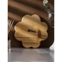 Менажница авторская Adelica «Сердце», 22×22×2,5 см, цельный массив кедра, цвет молочный Менажница авторская Adelica «Сердце», 22×22×2,5 см, цельный массив кедра, цвет молочный