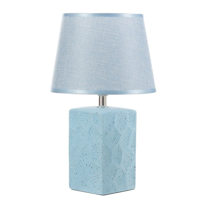 Настольная лампа Настольная лампа "Ариэль" Е14 40Вт голубой 20х20х33 см RISALUX