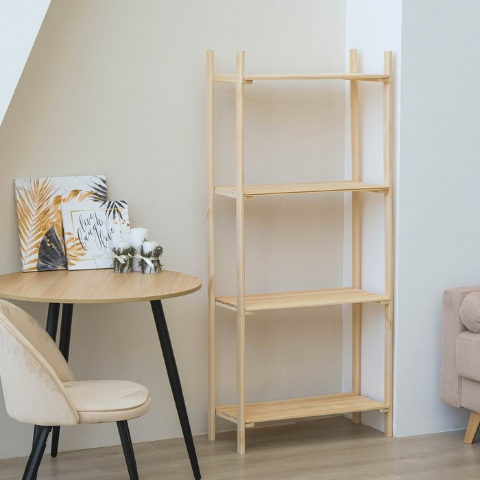 Стеллаж деревянный, 73&times;30&times;160см