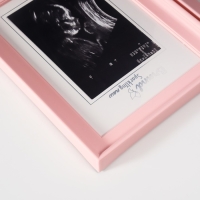 Фоторамка пластик 8х12 см "Наш малыш" розовая с рамкой для УЗИ 2х36,5х22,7 см Фоторамка пластик 8х12 см "Наш малыш" розовая с рамкой для УЗИ 2х36,5х22,7 см