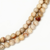 Бусины из натурального камня &laquo;Песочный агат&raquo; набор 58 шт., размер 1 шт. &mdash; 6 мм