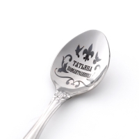 Ложка именная, чайная, с гравировкой "Татьяна", h=14