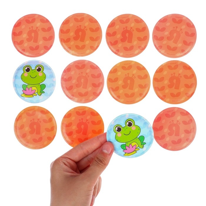 Мемо-игра: развивающие наклейки - присоски многоразовые для игры в ванной «Забавные животные», найди пару, 6 пар, 12 стикеров EVA, Крошка Я Мемо-игра: развивающие наклейки - присоски многоразовые для игры в ванной «Забавные животные», найди пару, 6 пар, 12 стикеров EVA, Крошка Я