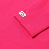 Футболка детская с дл.рукавом KAFTAN, р. 32 (110-116 см), розовый Футболка детская с дл.рукавом KAFTAN, р. 32 (110-116 см), розовый