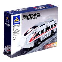 Конструктор &laquo;ЖД. Скоростной поезд&raquo;, с запуском, 53 детали