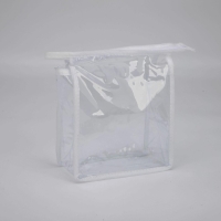 Косметичка на молнии, цвет белый/прозрачный Косметичка на молнии, цвет белый/прозрачный