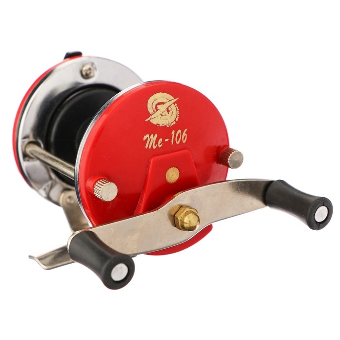 Катушка мультипликаторная, металл-пластик, переключатель 3 режима, цвет красный, 106 Катушка мультипликаторная, металл-пластик, переключатель 3 режима, цвет красный, 106