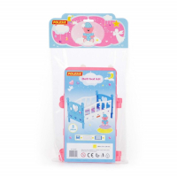 Кроватка для кукол сборная, 5 элементов, в пакете, МИКС Кроватка для кукол сборная, 5 элементов, в пакете, МИКС