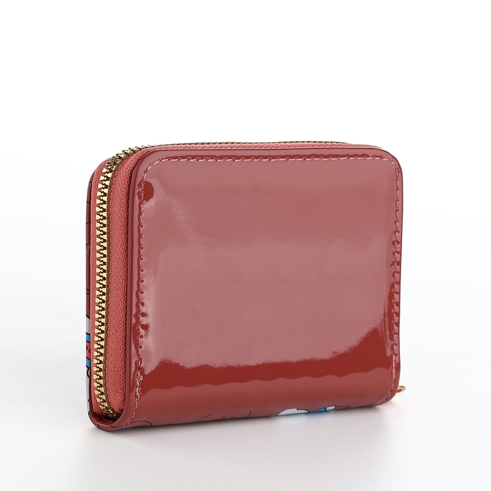 Кошелёк детский на молнии, цвет коричневый Кошелёк детский на молнии, цвет коричневый