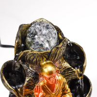 Фонтан настольный от сети, подсветка "Старец" 22,5х15х15 см