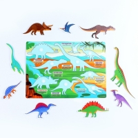 Развивающая игра на липучках «Мир динозавров» Развивающая игра на липучках «Мир динозавров»