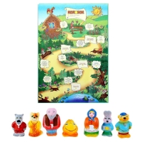 Набор резиновых игрушек &laquo;Колобок&raquo;, 7 шт.