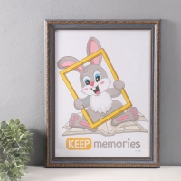 Фоторамка пластик "Вавилон" 30х40 см, сине-голубой Фоторамка пластик "Вавилон" 30х40 см, сине-голубой