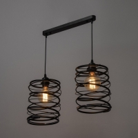 Люстра "Торнадо" 2х60Вт Цоколь: Е27 Цвет: Черный Люстра "Торнадо" 2х60Вт Цоколь: Е27 Цвет: Черный