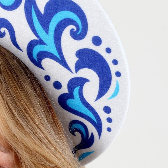 Новый год! Карнавальный кокошник &laquo;Снежная принцесса&raquo; из фетра