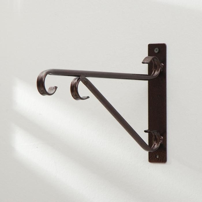 Кронштейн для кашпо, 30 см, металл, &laquo;Трубка&raquo;