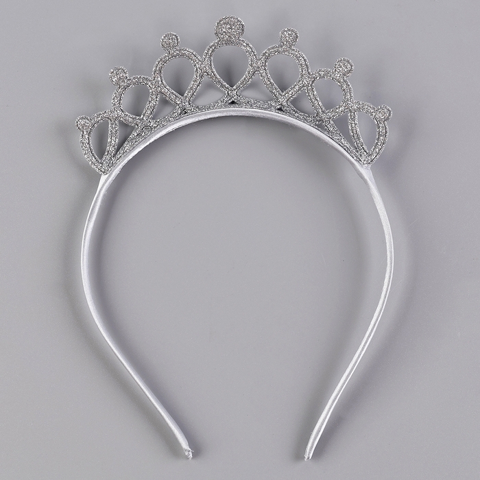 Карнавальный набор &laquo;Стильная принцесса&raquo;: ободок, платье голубое, рост 110 см