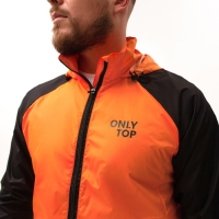 Ветровка ONLYTOP унисекс с сумкой orange, р. 46