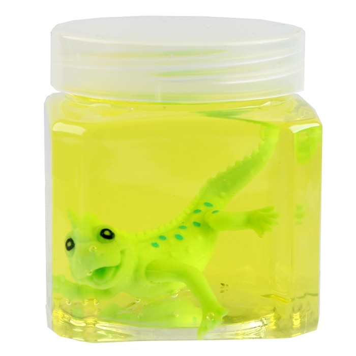 Лизун - слайм «Животные», твёрдый, с игрушкой внутри, цвета МИКС Лизун - слайм «Животные», твёрдый, с игрушкой внутри, цвета МИКС