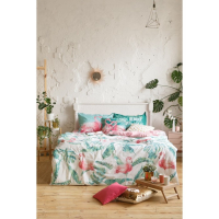 Постельное бельё "Этель" 2 сп Фламинго 175х215 см, 200х220 см, 50х70+3 см - 2 шт Постельное бельё "Этель" 2 сп Фламинго 175х215 см, 200х220 см, 50х70+3 см - 2 шт