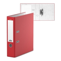 Папка-регистратор А4, 70 мм, ErichKrause, Standard, бумвинил, с этикеткой на корешке, нижний металлический кант, красная Папка-регистратор А4, 70 мм, ErichKrause, Standard, бумвинил, с этикеткой на корешке, нижний металлический кант, красная