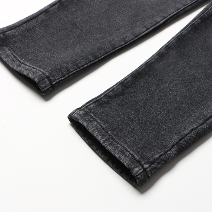 Джинсы для девочек, НАЧЁС, цвет серый, рост 134 см