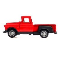 Машина &laquo;Ретро пикап&raquo;, металлическая, инерция, открываются двери, световые и звуковые эффекты, 1:32, цвет красный