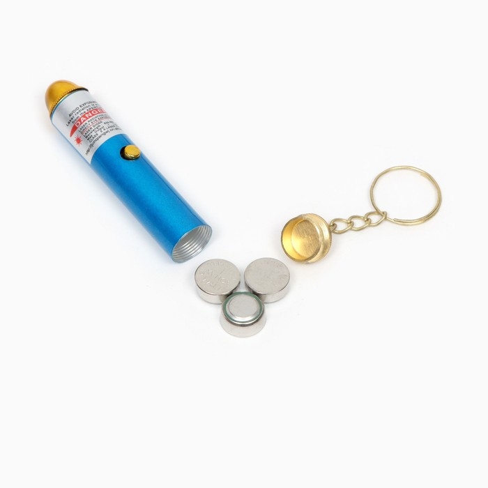 Лазерная указка Лазерная указка "Мастер К", 4 насадки, 3 LR44