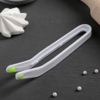 Щипцы кондитерские Доляна, 15&times;3,5 см, цвет белый