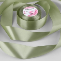 Лента атласная, 50 мм &times; 23 &plusmn; 1 м, цвет фисташковый №65