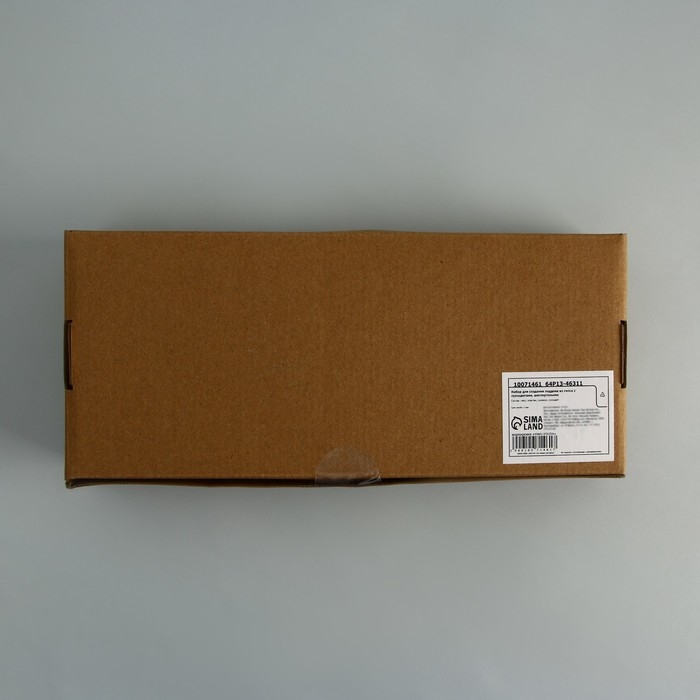 Набор для создания поддона из гипса с сухоцветами &laquo;Шестиугольник&raquo;