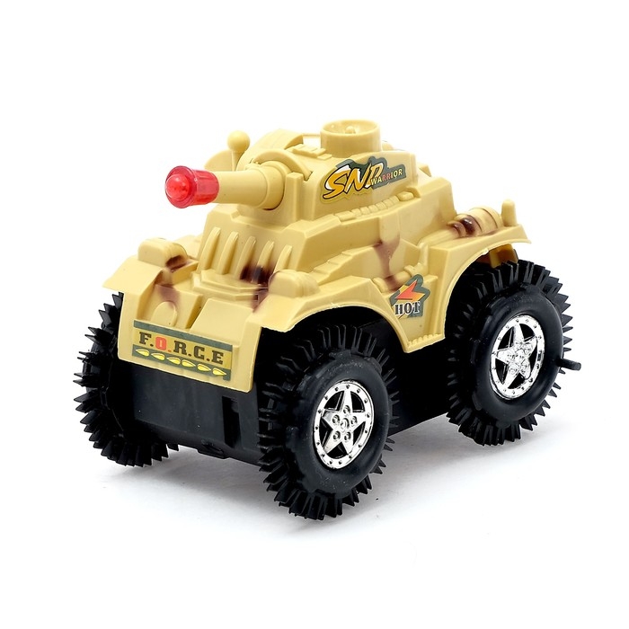 Машина-перевертыш «Спецназ», работает от батареек, цвета МИКС Машина-перевертыш «Спецназ», работает от батареек, цвета МИКС