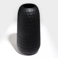 Ваза для цветов «Сара» из черного стекла 31 х 15 х 15 см Ваза для цветов «Сара» из черного стекла 31 х 15 х 15 см