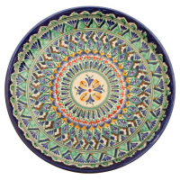 Ляган Риштанская Керамика "Узоры", 31 см, синий Ляган Риштанская Керамика "Узоры", 31 см, синий