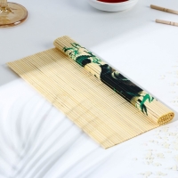 Циновка Макису для приготовления суши и роллов/коврик бамбуковый «Панда», 22 х 24 см Циновка Макису для приготовления суши и роллов/коврик бамбуковый «Панда», 22 х 24 см