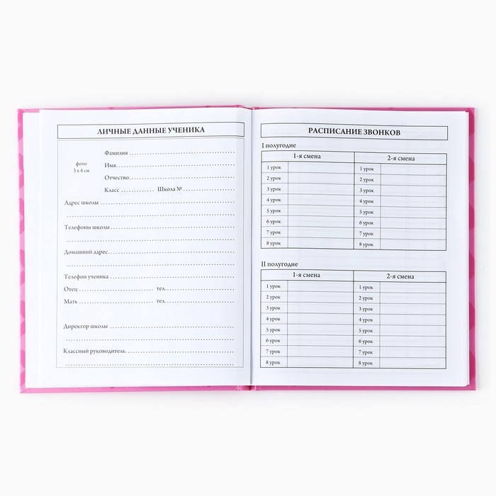 Дневник школьный для 1-11 класса, в твердой обложке, 40 л. &laquo;XO&raquo;
