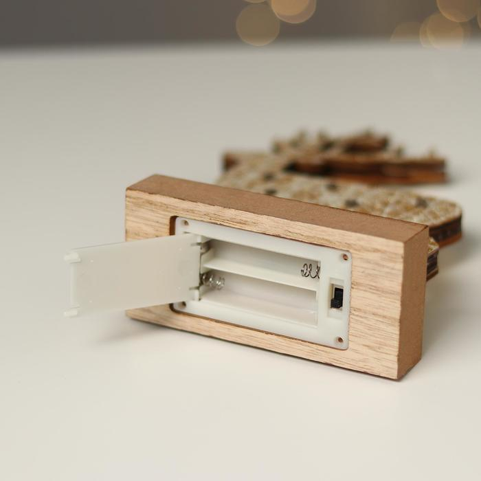 Новогодний декор с подсветкой &laquo;Новогодний олень&raquo; 11&times;5&times;19 см