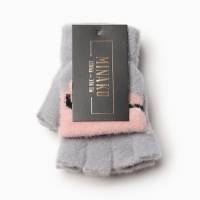 Митенки детские MINAKU 17 см серый Митенки детские MINAKU 17 см серый