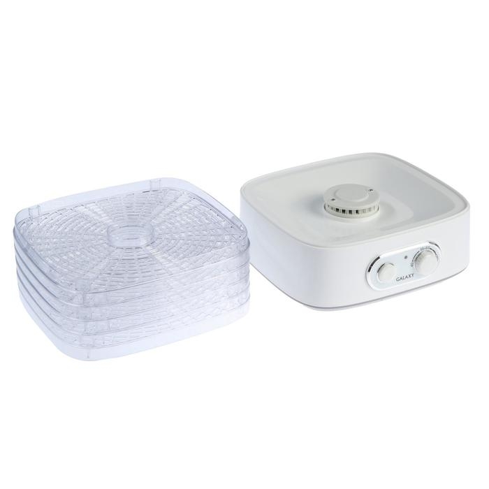 Сушилка для овощей и фруктов Galaxy GL 2635, 350 Вт, 5 ярусов, белая Сушилка для овощей и фруктов Galaxy GL 2635, 350 Вт, 5 ярусов, белая
