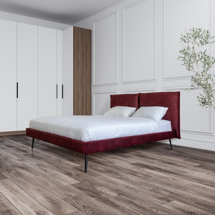Кровать Сильвия 1,6 бордо