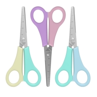 Ножницы детские ErichKrause Joy Pastel, 13.5 см, с закруглёнными концами лезвий, ударопрочный пластик, в тубусе, МИКС Ножницы детские ErichKrause Joy Pastel, 13.5 см, с закруглёнными концами лезвий, ударопрочный пластик, в тубусе, МИКС