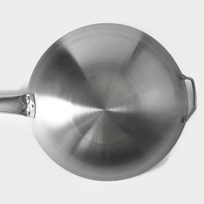 Сковорода-Wok Hanna Kn&ouml;vell из нержавеющей стали Chief, d=32 см, с ручкой