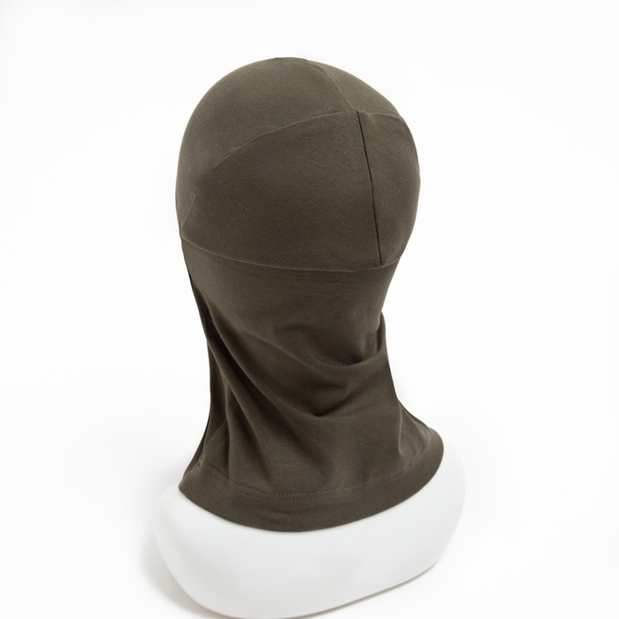 Балаклава однотонная MINAKU, цвет хаки, р-р one size Балаклава однотонная MINAKU, цвет хаки, р-р one size
